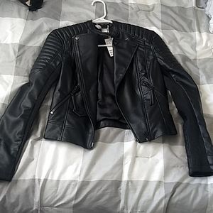 Brand New Faux Leather Jacket